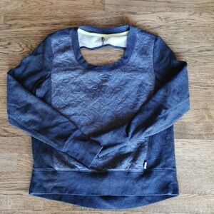 VICTORIA'S Secret VSX Quilted Open Back Sweatshirt